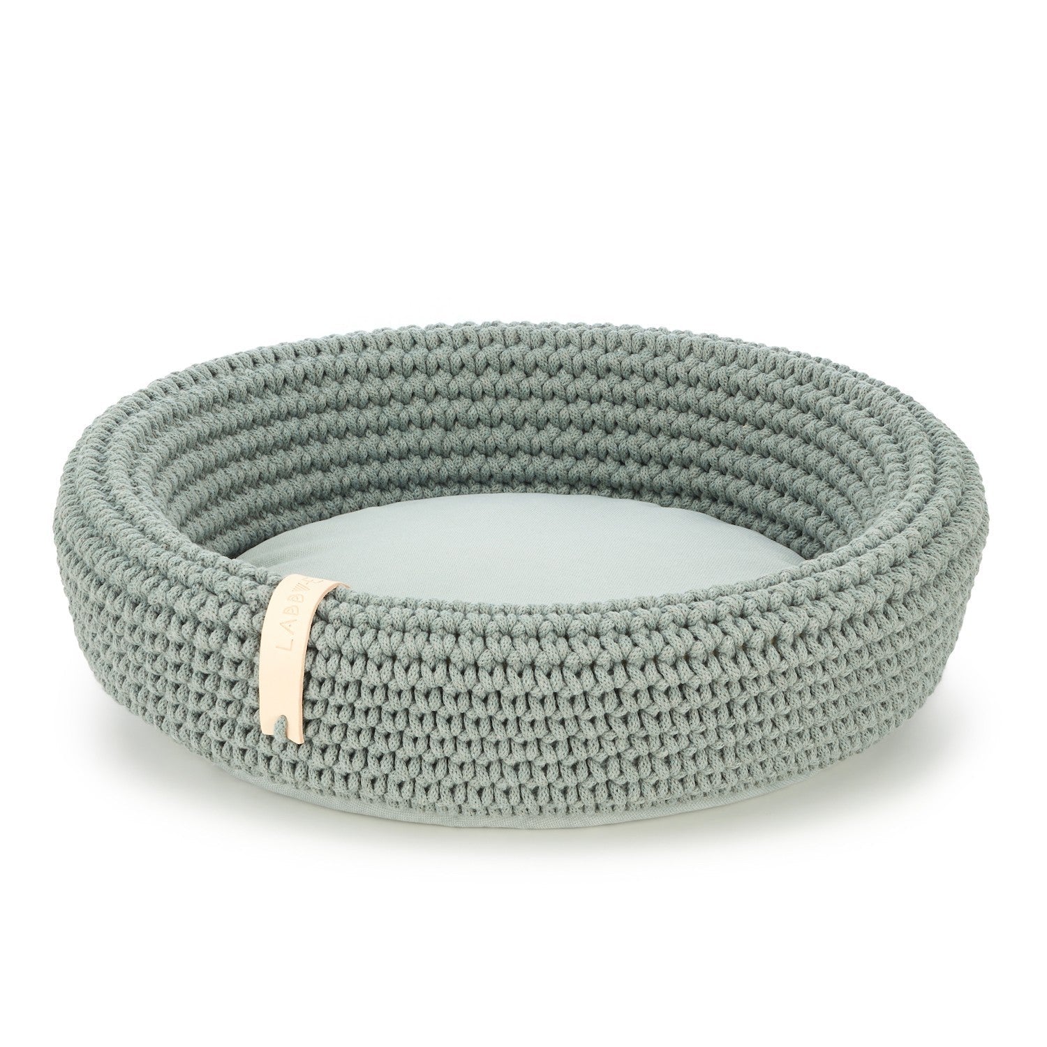 Green Cotton Rope Bed for Cats and Small Dogs