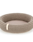 Light Brown Coco Basket Luxury Pet Bed