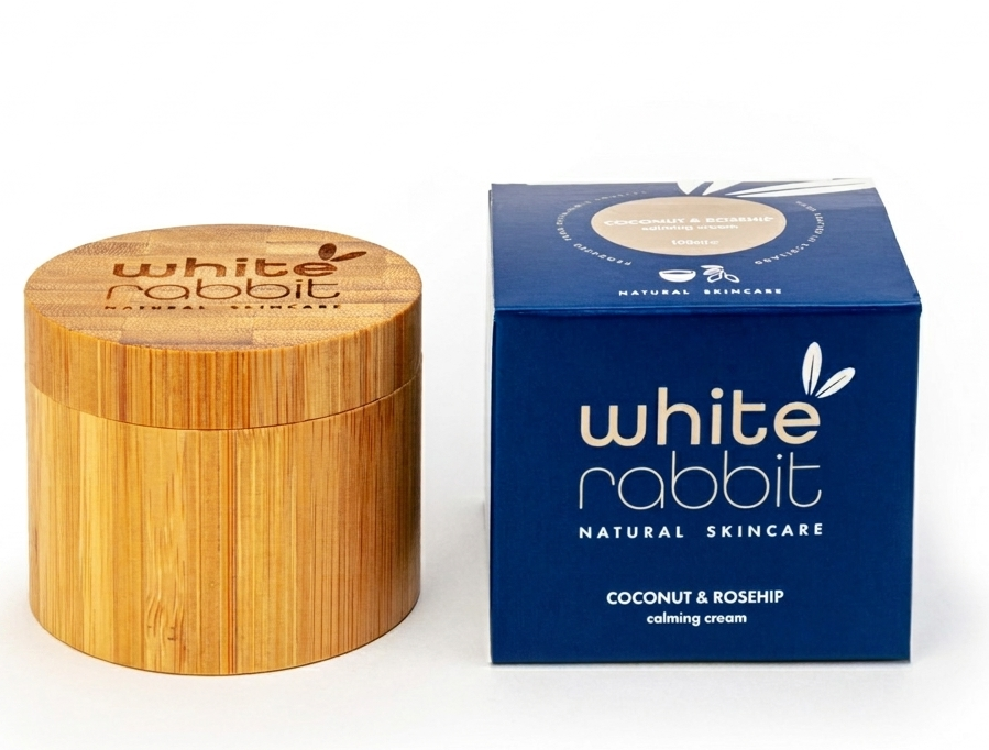 Coconut &amp; Rosehip Calming Cream | Gentle Face Moisturiser for Irritated Skin