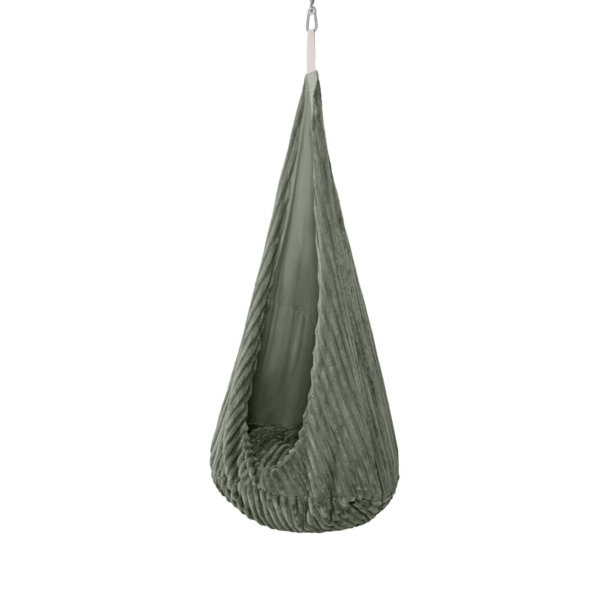 Cozy Cocoon Swing in Olive Sage Green