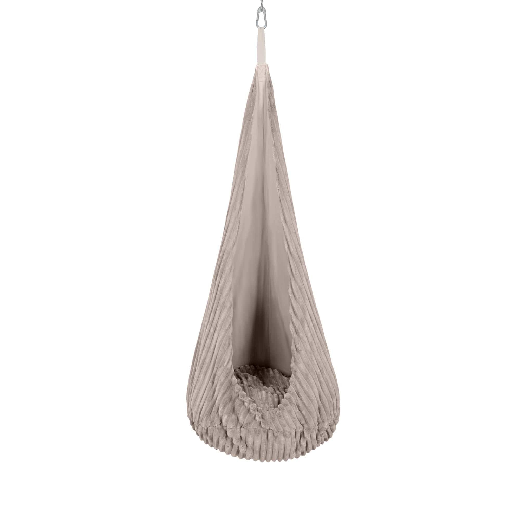 Cozy Cocoon Swing for Kids in Pebble Beige