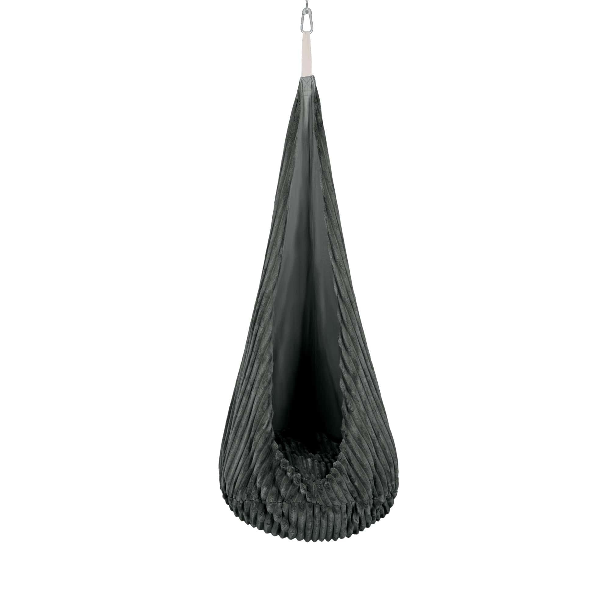 Cozy Cocoon Swing for Kids in Pine Forest Green