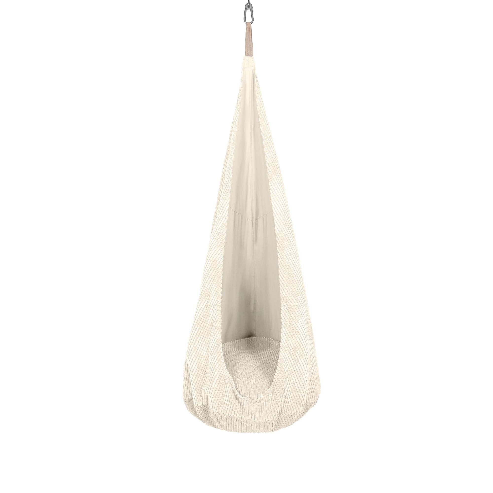 Cozy Cocoon Swing for Children in Ecru