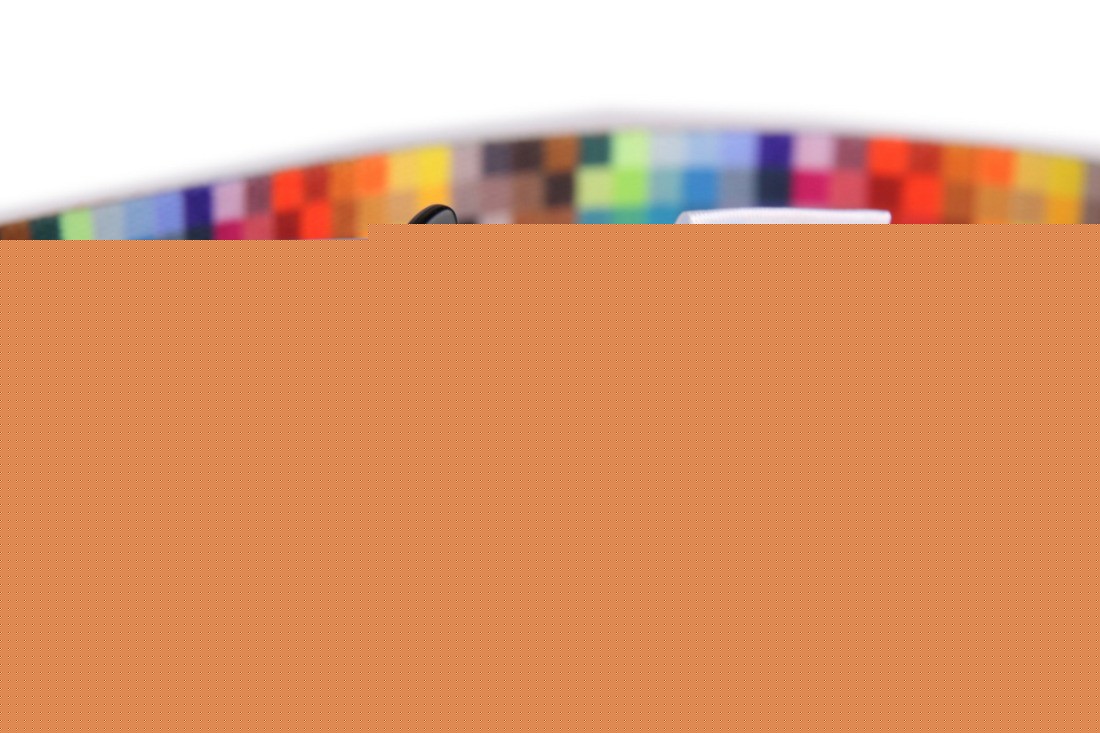 Durable Pet Collar with Metal Buckle Pixels Design