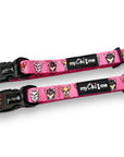 Signature Pink Chihuahua Print Exclusive Designer Collar by My Chi and Me