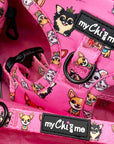 Signature Pink Chihuahua Print Exclusive Designer Collar by My Chi and Me