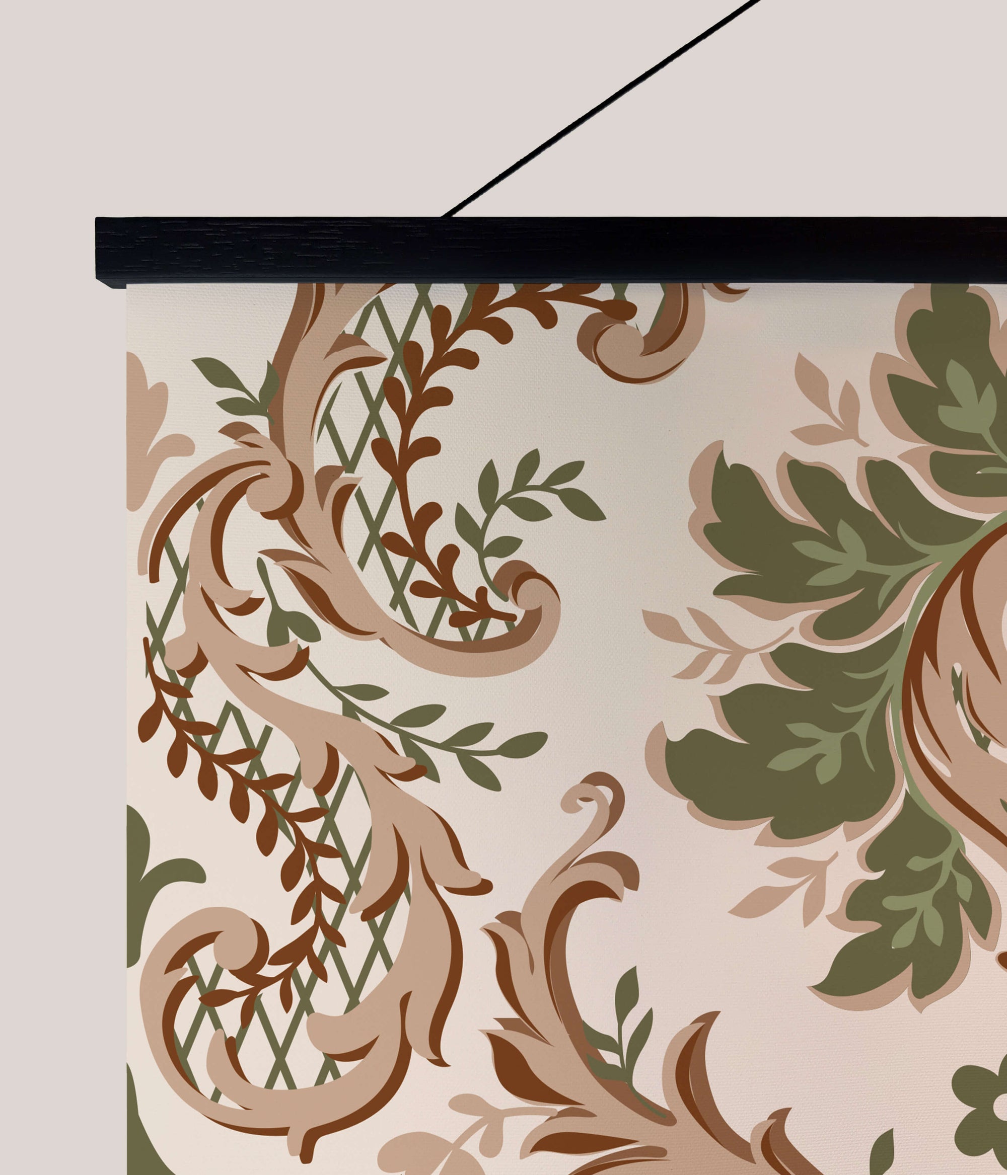 Ornate Damask Tapestry