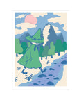 Nordic Wall Art Poster 50x70 cm Forest Illustration
