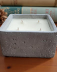 Concrete Square 4-Wick Candle