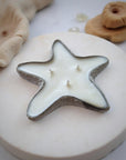 Concrete Star Candle