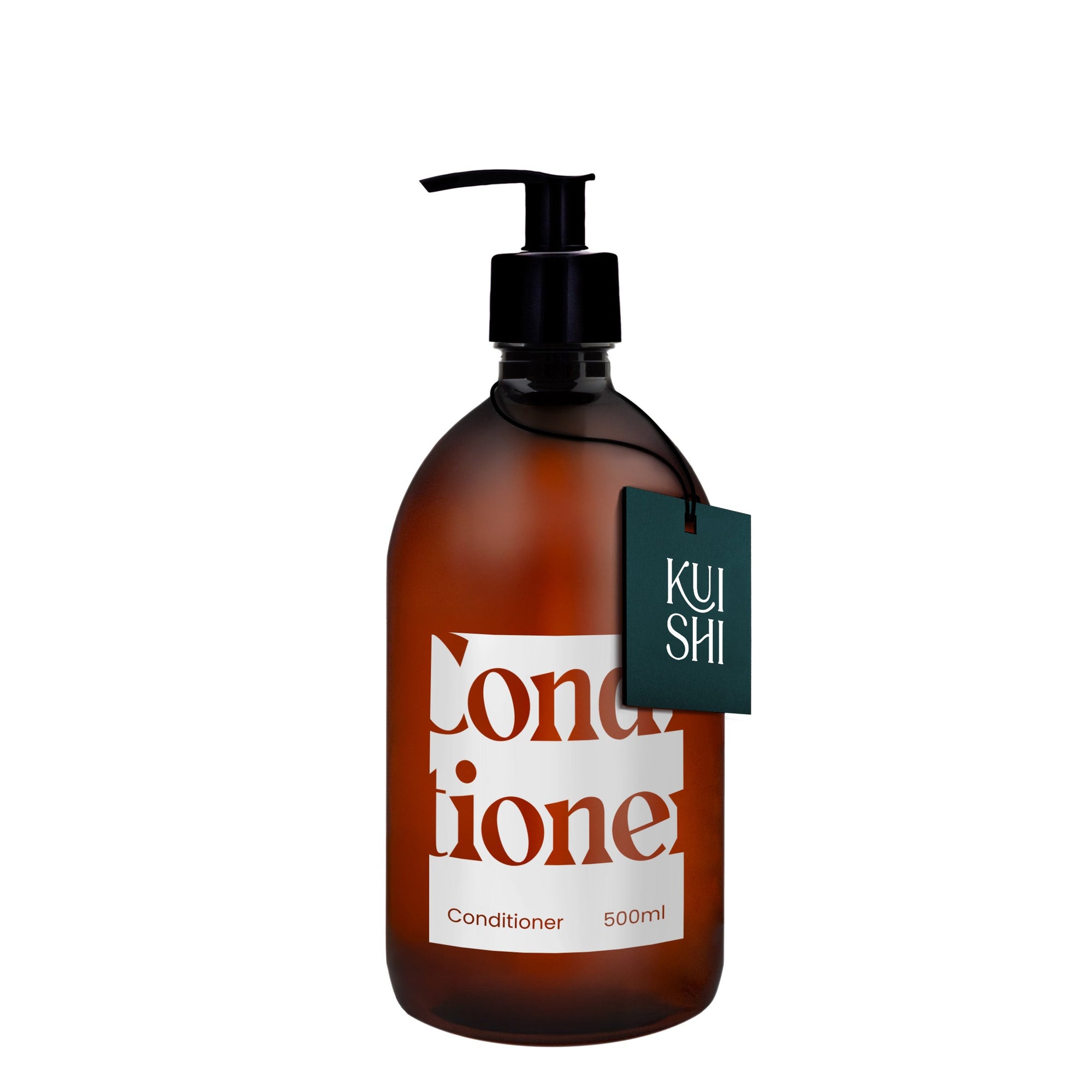 Amber Plastic Refillable Dispenser Bottle 500ml