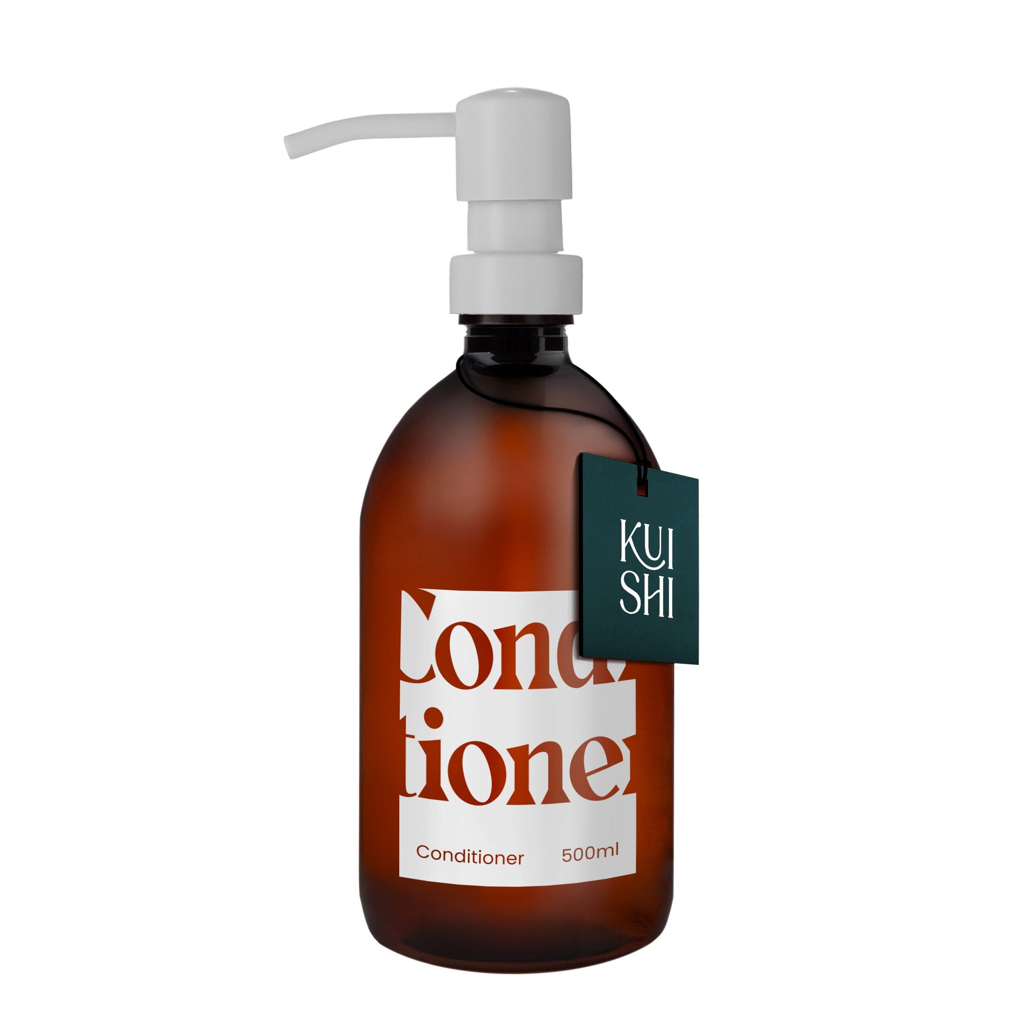 Amber Plastic Refillable Dispenser Bottle 500ml