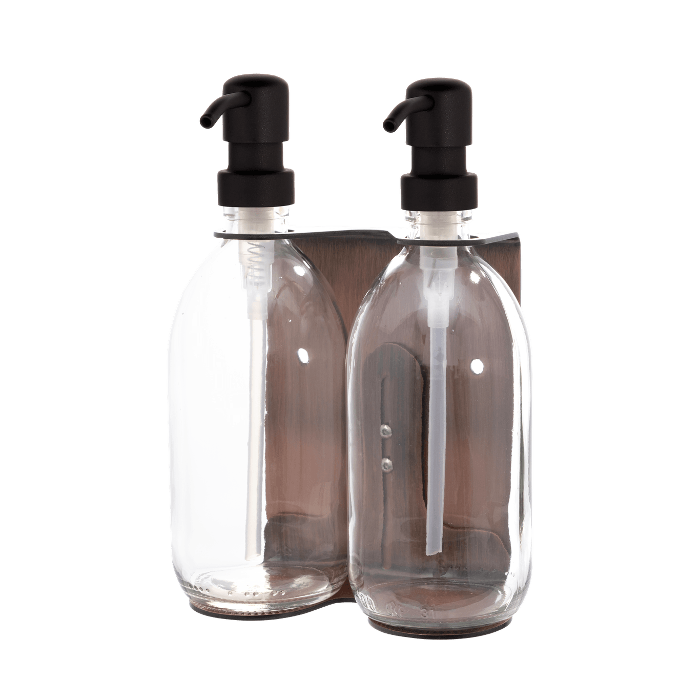 Copper Double Wall Mounted Soap Dispenser-5