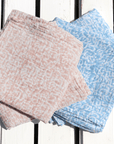 Coral Muslin Burp Cloth