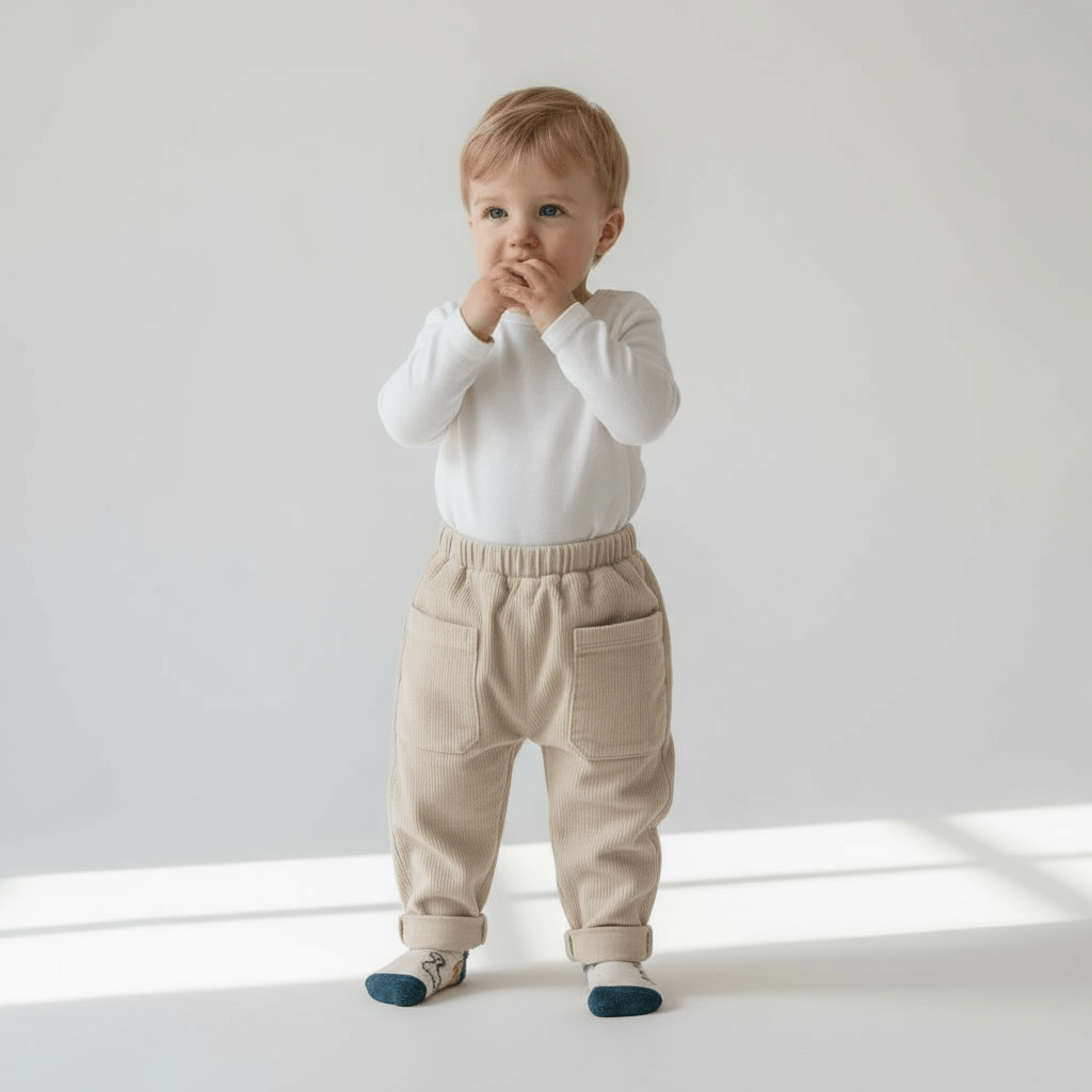 Corduroy Pocket Trousers for Kids