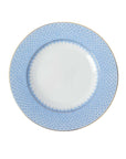 Cornflower Blue Lace Dinner Plates - Set of 4