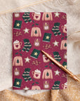 A5 Handmade Notebook with Cosy Winter Design