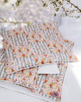 Cotton Quilted Patchwork Blanket and Pillow Set Summer Garden