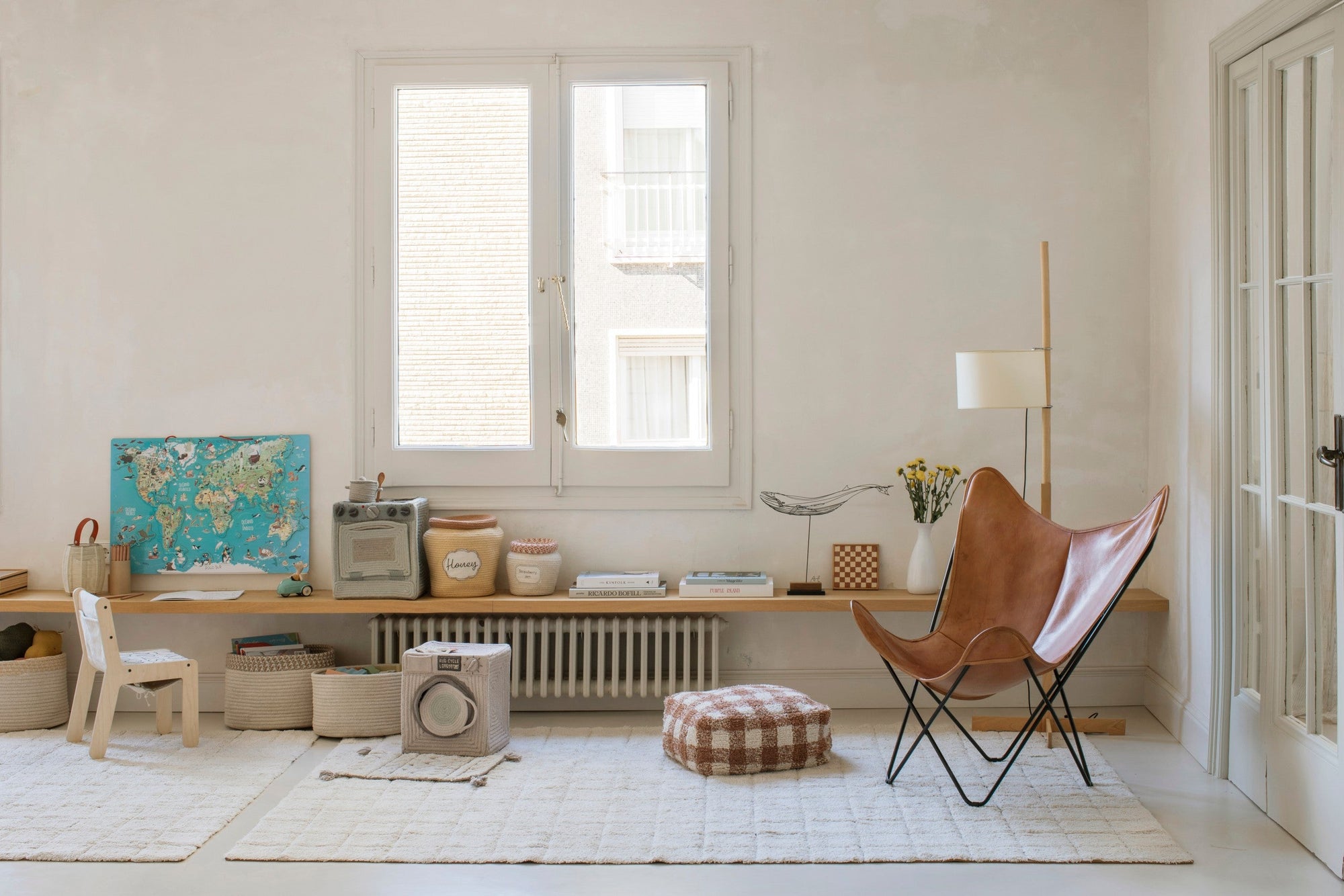 Washable Cotton Mosaic Rug 120 x 160 cm