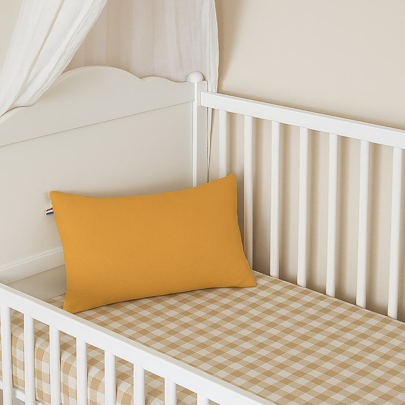 coussin gaze coton honey papate bio beige