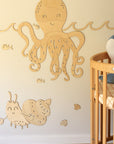 Wooden Wall Decoration - Crab