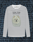 Cream Chow Chow Child’s Breton Top – Style Meets Adorable Fluff!