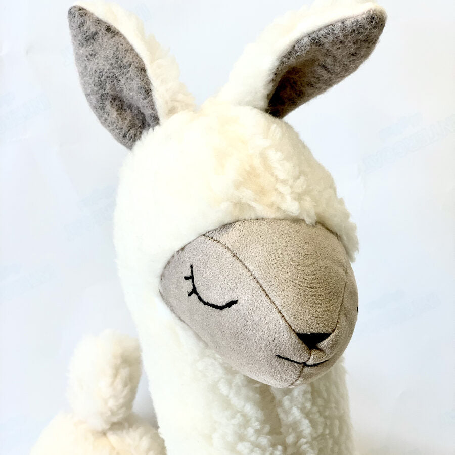 Handmade Alpaca Toy-Pillow – Hypoallergenic &amp; Cuddly Comfort by Kai aš mažas buvau at www.brixbailey.com
