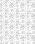 Octopus Wallpaper in Soft Muted Colours