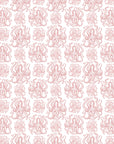 Octopus Wallpaper in Soft Muted Colours