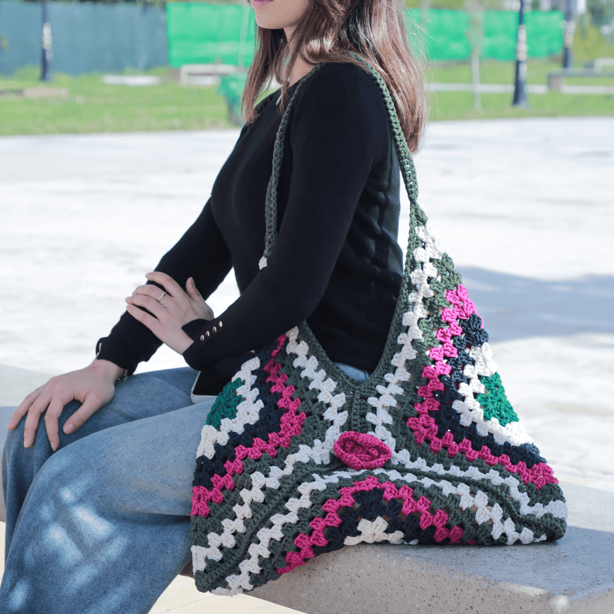 Crochet Super Tote bag