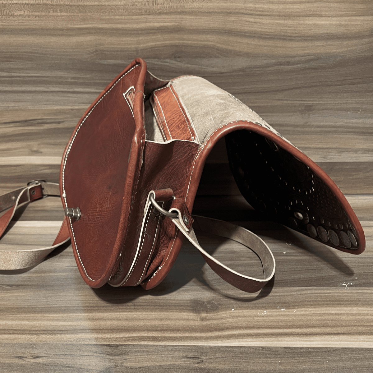 Crossbody Leather Bag Coins