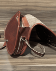 Crossbody Leather Bag Coins