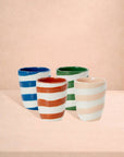 Gorgeous Striped tumblers (Cinco de Mayo) - Set of 4