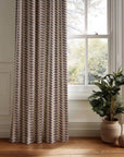 Escher Stripe - Rosewood - Fabric