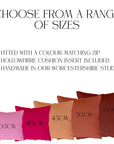 Forbidden forest velvet throw cushion