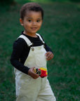 Custard Corduroy Dungarees