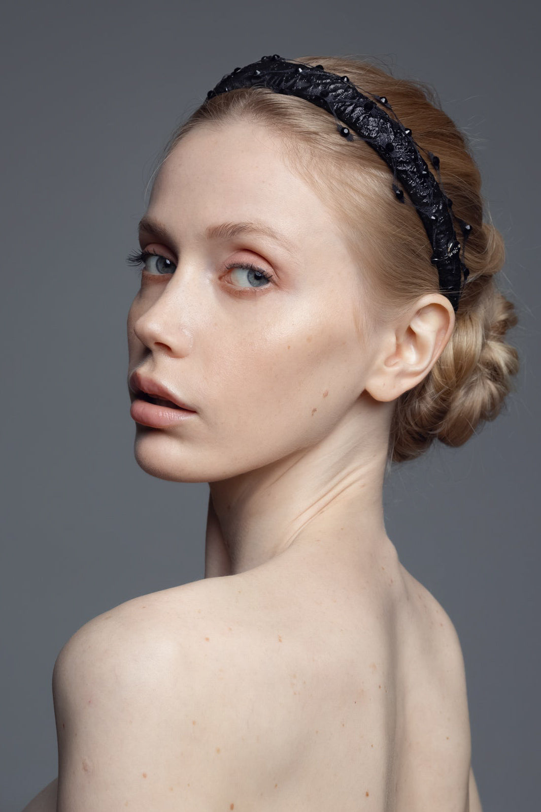 Naomi Thin Headband with Swarovski Crystals – Luxurious Elegance by Eva Oherjus at www.brixbailey.com