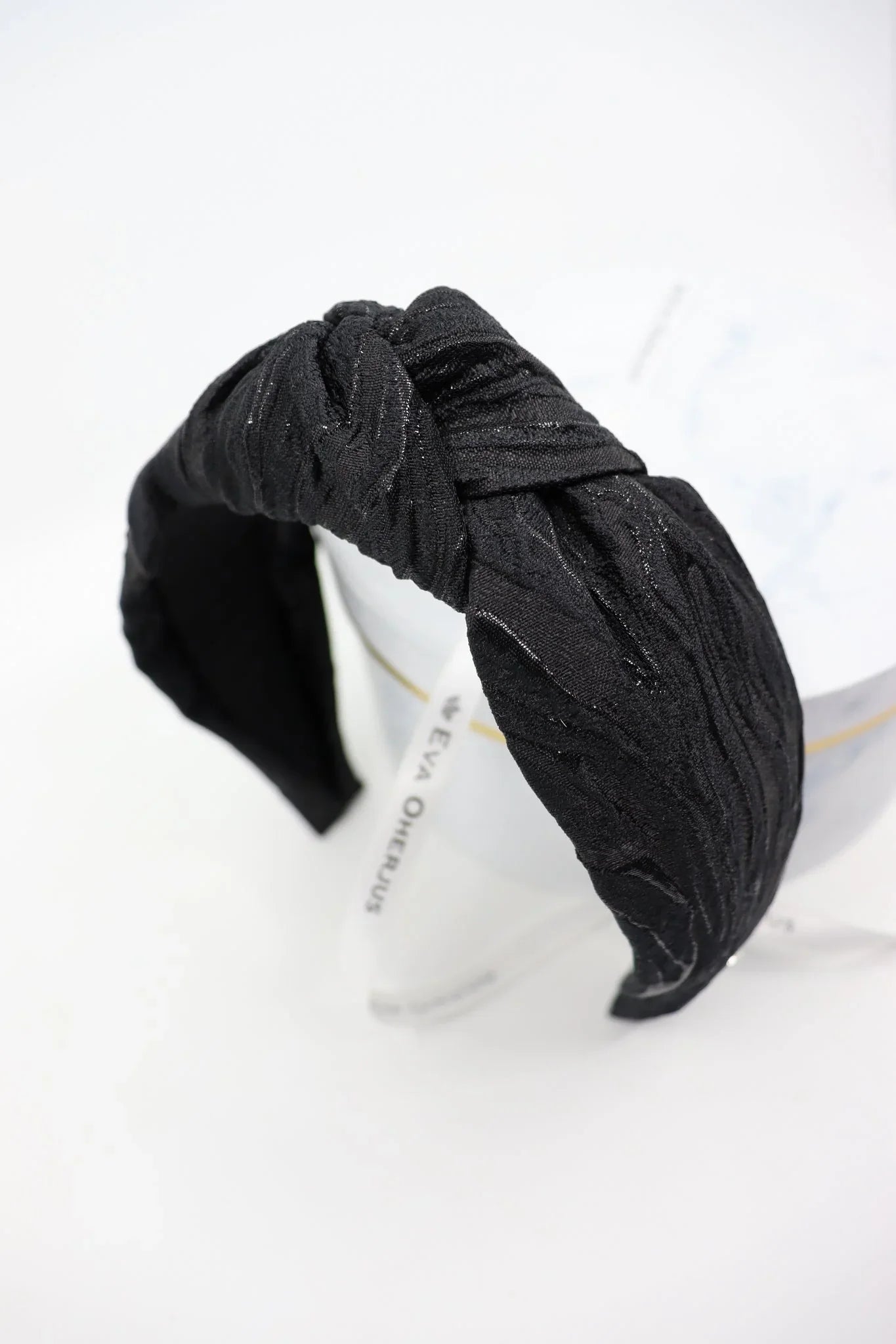 Black Knot Fabric Headband Lola