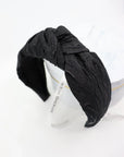 Black Knot Fabric Headband Lola