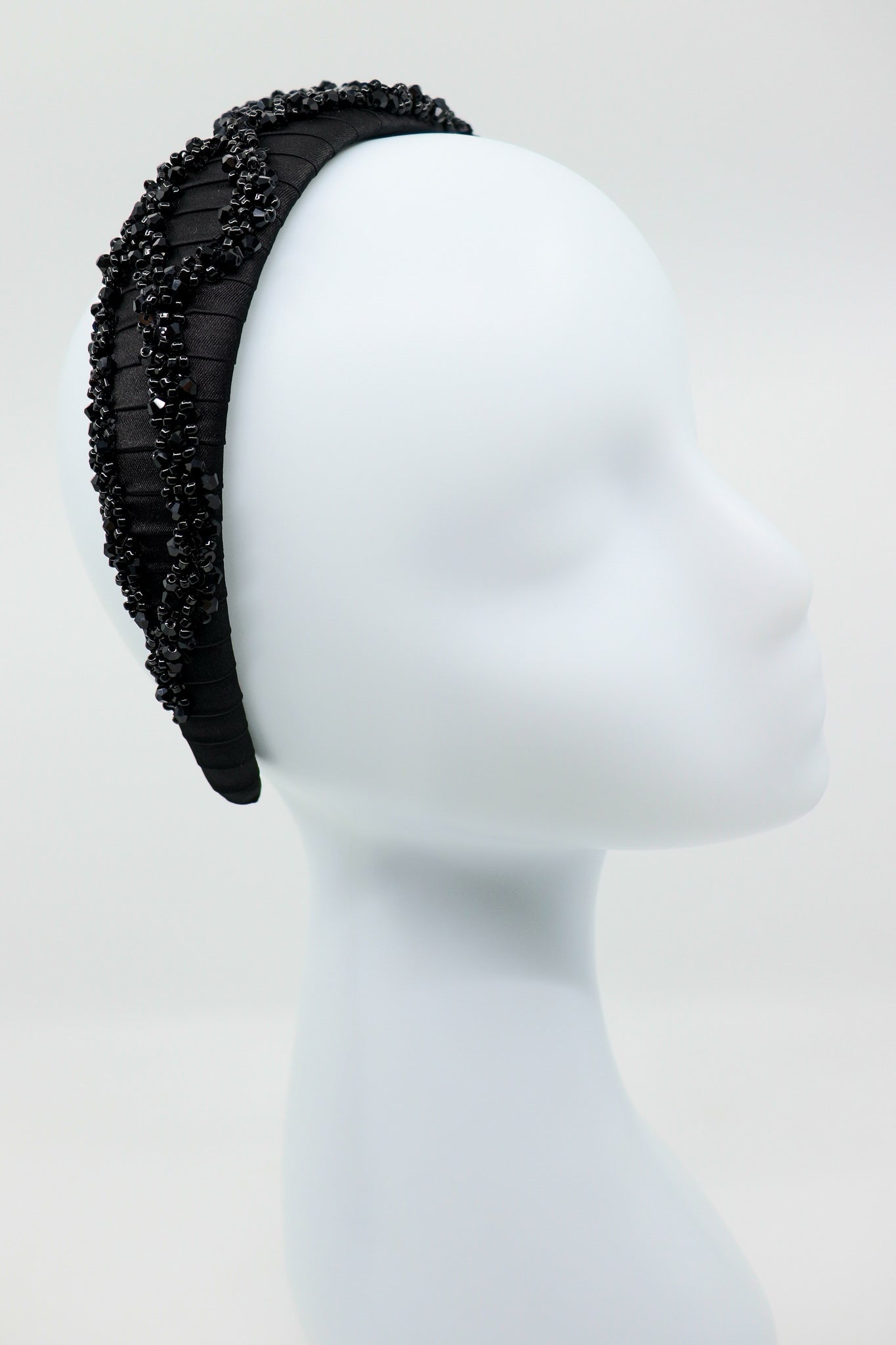 Silk Beaded Headband Hestia