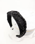 Hestia Beaded Mulberry Silk Headband – Lightweight & Elegant by Eva Oherjus at www.brixbailey.com