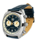 Driver Chronograph MKII Quartz, Blue Reverse Panda (PRE-ORDER NOW)