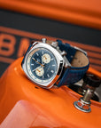 Driver Chronograph MKII Quartz, Blue Reverse Panda (PRE-ORDER NOW)