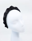 Black Mulberry Silk Knotted Headband Joanna