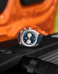 Driver Chronograph MKII Quartz, Blue Reverse Panda (PRE-ORDER NOW)