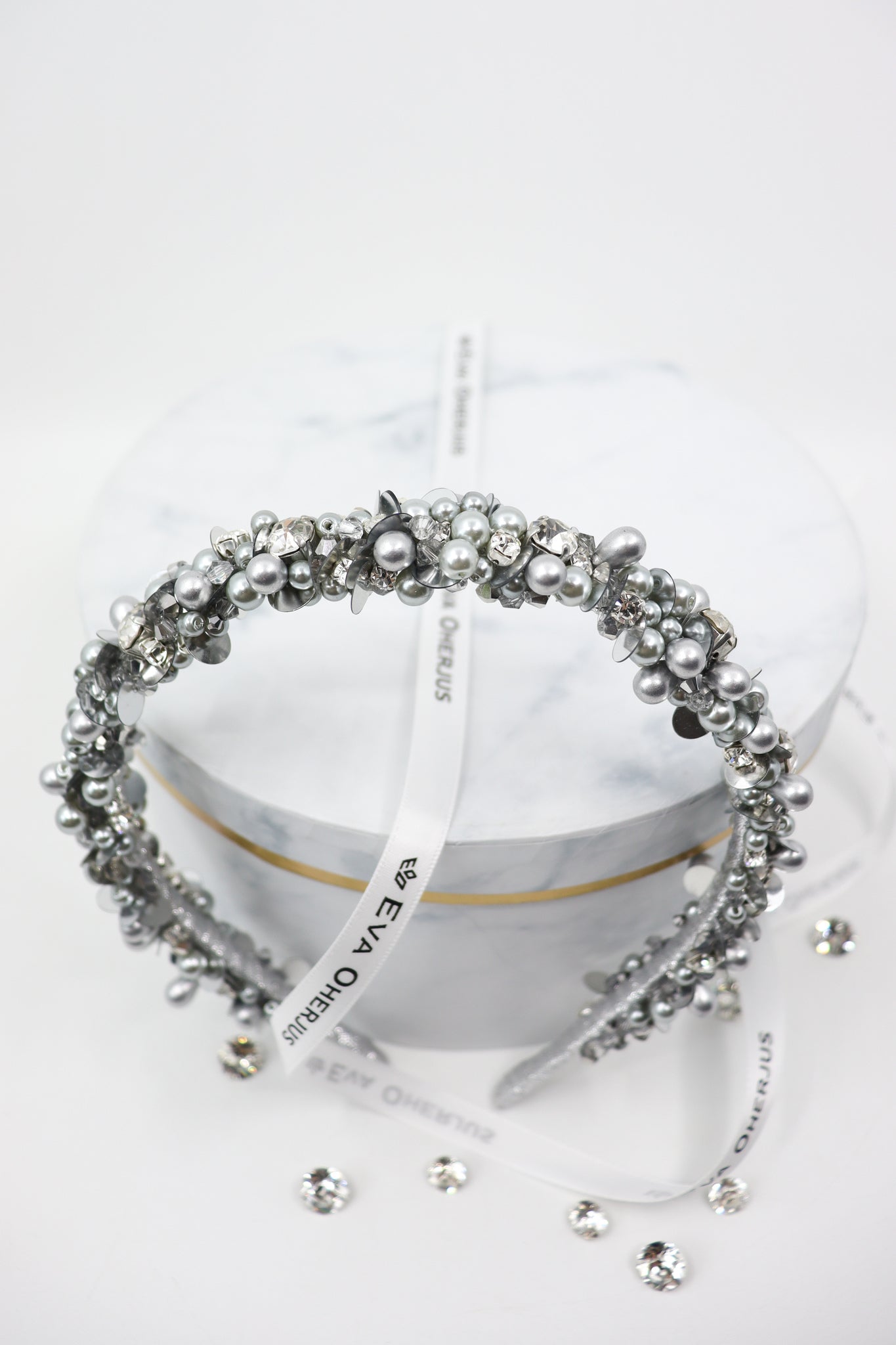 Crystal and Pearl Hair Headband