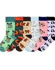 Animal Bamboo Sock Set Six Pack
