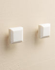 Samara White Stone Drawer Knobs