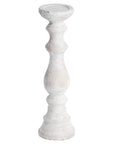 Large Cream Ceramic Candle Holder