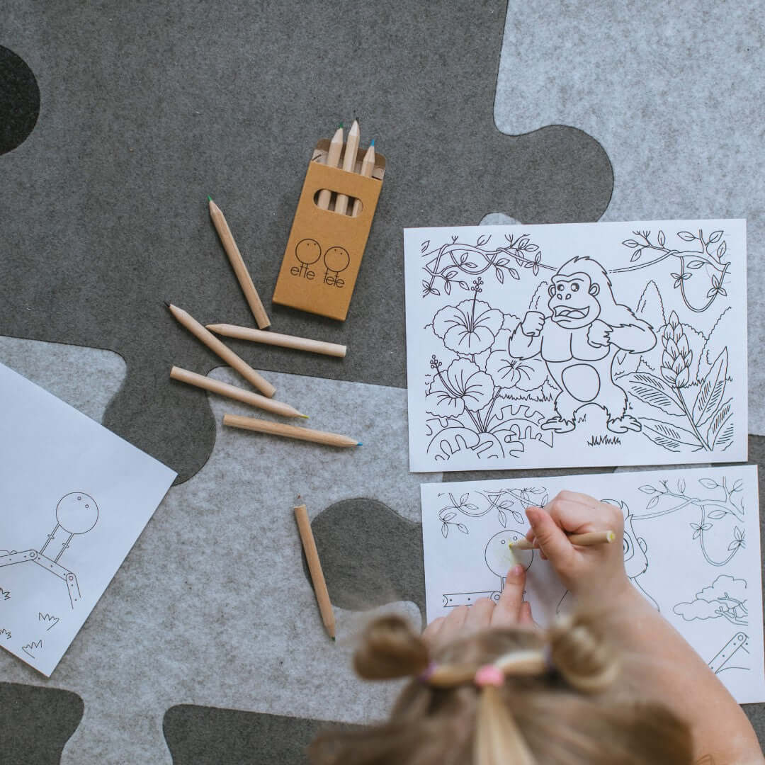 Felt Puzzle Playmat for Kids - Eco-Friendly, Safe &amp; Expandable Play Solution by Ette Tete at www.brixbailey.com